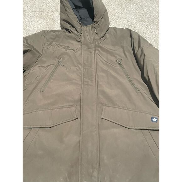 Dockers Men's Arctic Heavyweight Water Resistant Fern Brown Parka Jacket, Size M - Picture 5 of 9